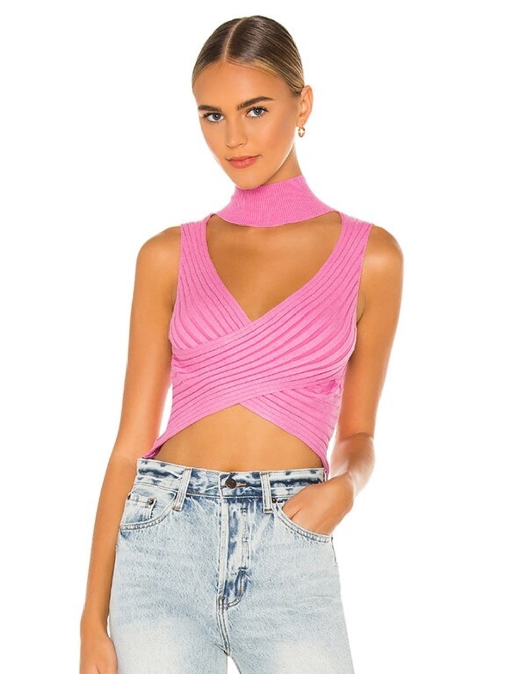 Superdown Alora Wrap Top